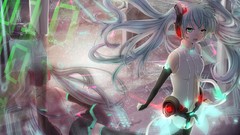 Anime girls hatsune miku vocaloid miku append Vocaloid Append