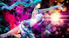 Anime girls hatsune miku vocaloid miku append Vocaloid Append