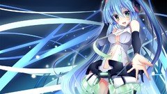 Anime girls hatsune miku vocaloid miku append Vocaloid Append