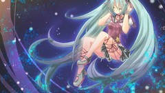 Anime girls hatsune miku vocaloid ren twintails