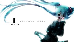 Anime girls hatsune miku vocaloid Simple Background detached 