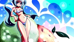 Anime girls hatsune miku vocaloid twintails