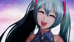 Anime girls hatsune miku vocaloid twintails