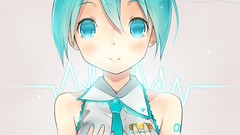 Anime girls hatsune miku vocaloid twintails