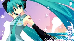 Anime girls hatsune miku vocaloid twintails detached sleeves