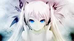 Anime girls hatsune miku vocaloid upscaled