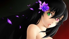 Anime girls heterochromia