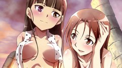 Anime girls heterochromia strike witches boobs Sakamoto Mio