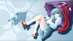 Anime girls heterochromia touhou tatara kogasa