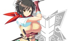 Anime girls huge boobs Senran Kagura