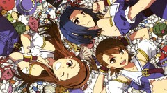 Anime girls idolmaster miura azusa minase iori futami ami