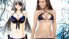 Anime girls infinite stratos bikini Bodewig Laura