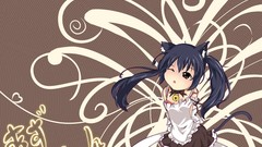 Anime girls k - on nakano azusa animal ears