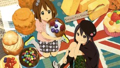 Anime girls k - on nakano azusa hirasawa yui