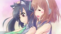 Anime girls k - on vocaloid nakano azusa hirasawa yui animal 