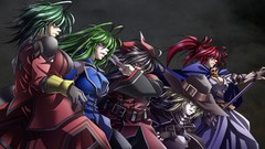 Anime girls kochiya sanae hakurei reimu touhou kazami yuuka 