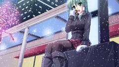 Anime girls kochiya sanae touhou