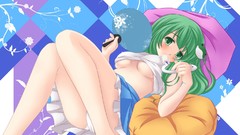 Anime girls kochiya sanae touhou