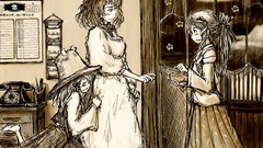 Anime girls kochiya sanae touhou moriya suwako yasaka kanako 