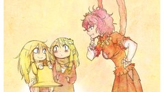 Anime girls kochiya sanae touhou moriya suwako yasaka kanako 