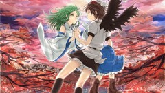 Anime girls kochiya sanae touhou shameimaru aya video games