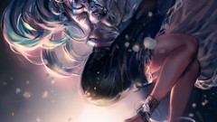 Anime girls kochiya sanae touhou video games