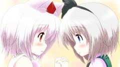 Anime girls konpaku youmu touhou animal ears inubashiri momiji