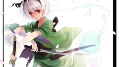 Anime girls konpaku youmu touhou video games