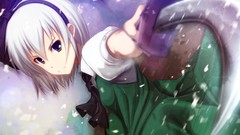 Anime girls konpaku youmu touhou video games
