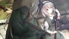 Anime girls konpaku youmu touhou video games Konpaku Youki