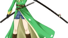 Anime girls konpaku youmu touhou video games Simple Background