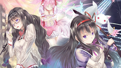 Anime girls Kyubey school