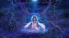 Anime girls lightning bolts