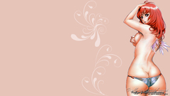 Anime girls looking back