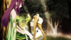 Anime girls mage white mage