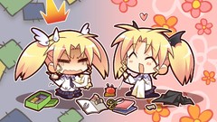 Anime girls magus tale haruka nina geminis rena geminis Nina