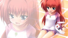 Anime girls mahou shoujo lyrical nanoha mahou shoujo