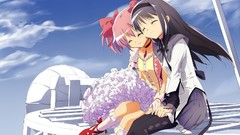 Anime girls mahou shoujo madoka magica akemi homura kaname 
