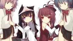 Anime girls mahou shoujo madoka magica akemi homura kaname 