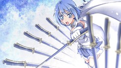 Anime girls mahou shoujo madoka magica miki sayaka