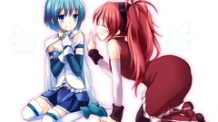 Anime girls mahou shoujo madoka magica sakura kyouko miki sayaka