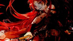 Anime girls mahou shoujo madoka magica sakura kyouko pocky