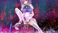 Anime girls maids touhou izayoi sakuya video games