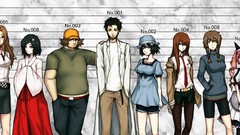 Anime girls makise kurisu miko steins gate shiina mayuri okabe 