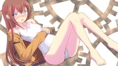 Anime girls makise kurisu steins gate