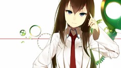 Anime girls makise kurisu steins gate