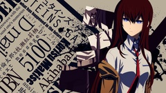 Anime girls makise kurisu steins gate