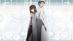 Anime girls makise kurisu steins gate okabe rintarou anime boys