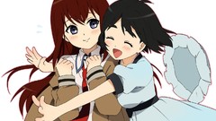 Anime girls makise kurisu steins gate shiina mayuri