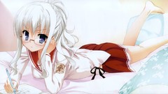 Anime girls meganekko Aria the Scarlet Ammo Jeanne d'Arc